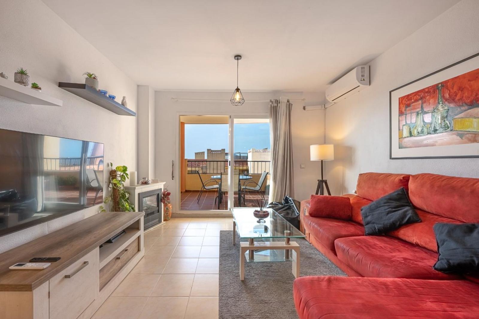 Apartamento Acogedor Con Vista Al Mar Malaga Exterior photo